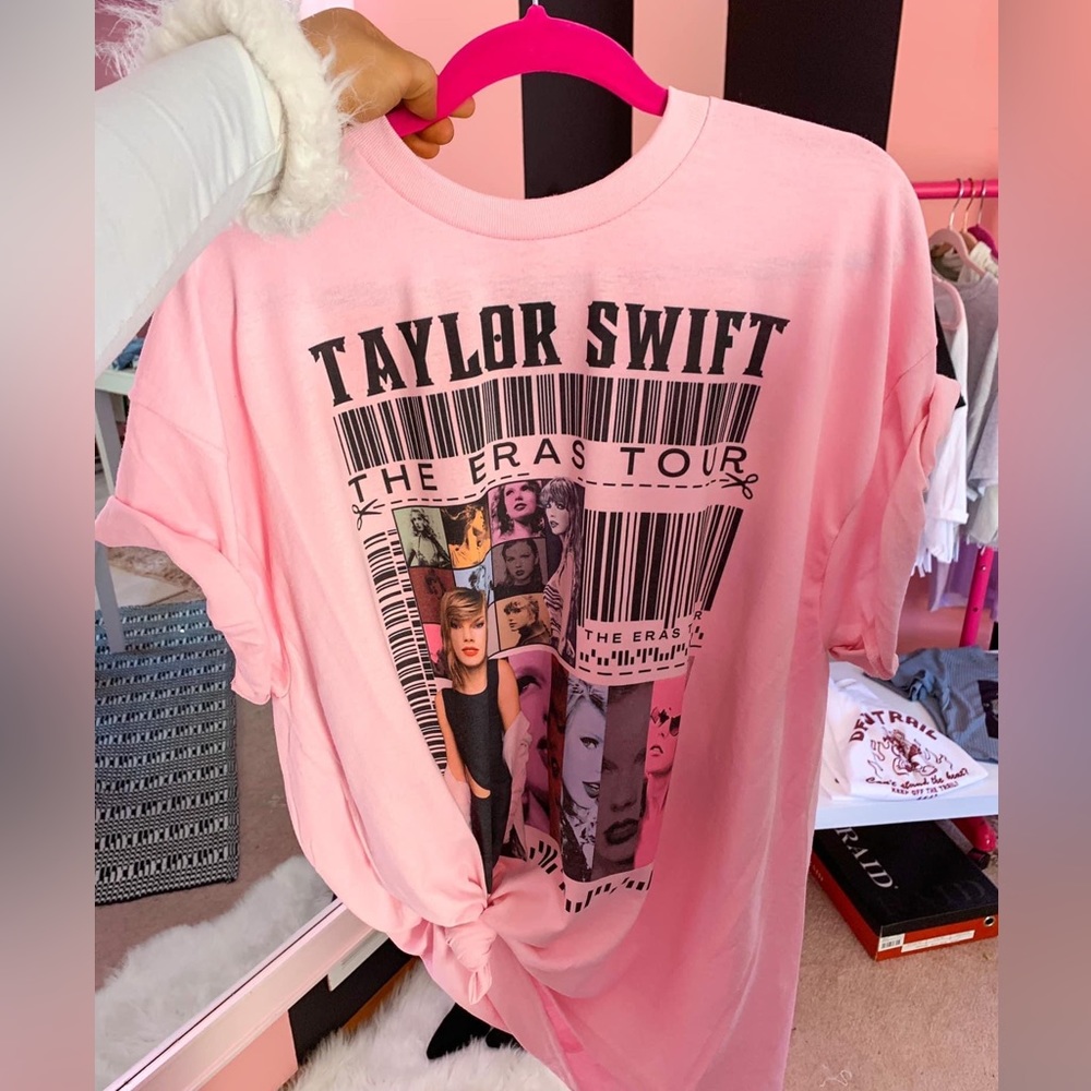 Taylor Swift Eras Tour Pink Tee